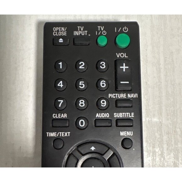 Sony RMT-D197A DVD Remote Control Black Abs Plastic Replacement - Picture 5 of 6